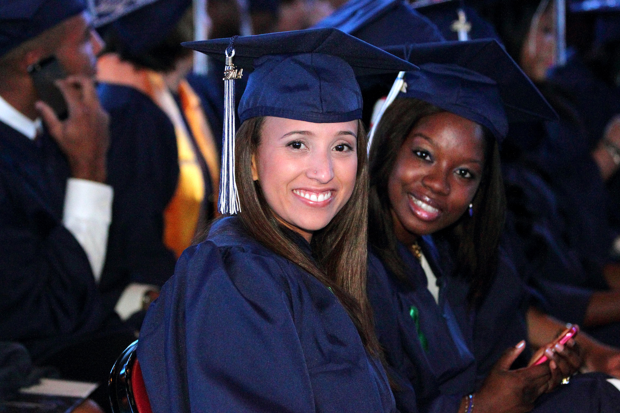Students graduating from Broward College